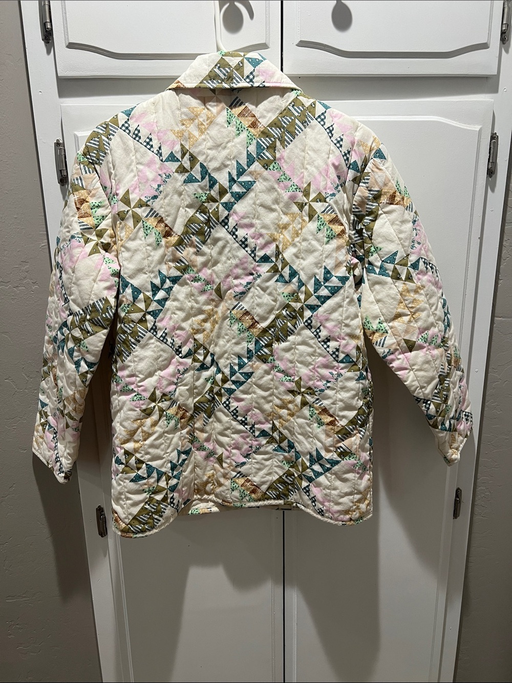 Universal Thread Quilted Cream Jacket - Picture 2 of 4
